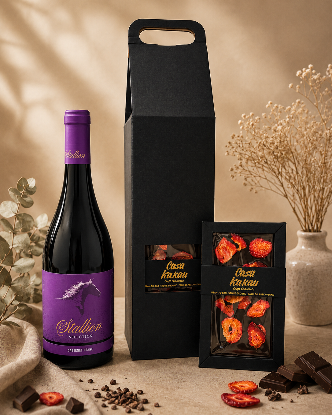 Red wine set  
