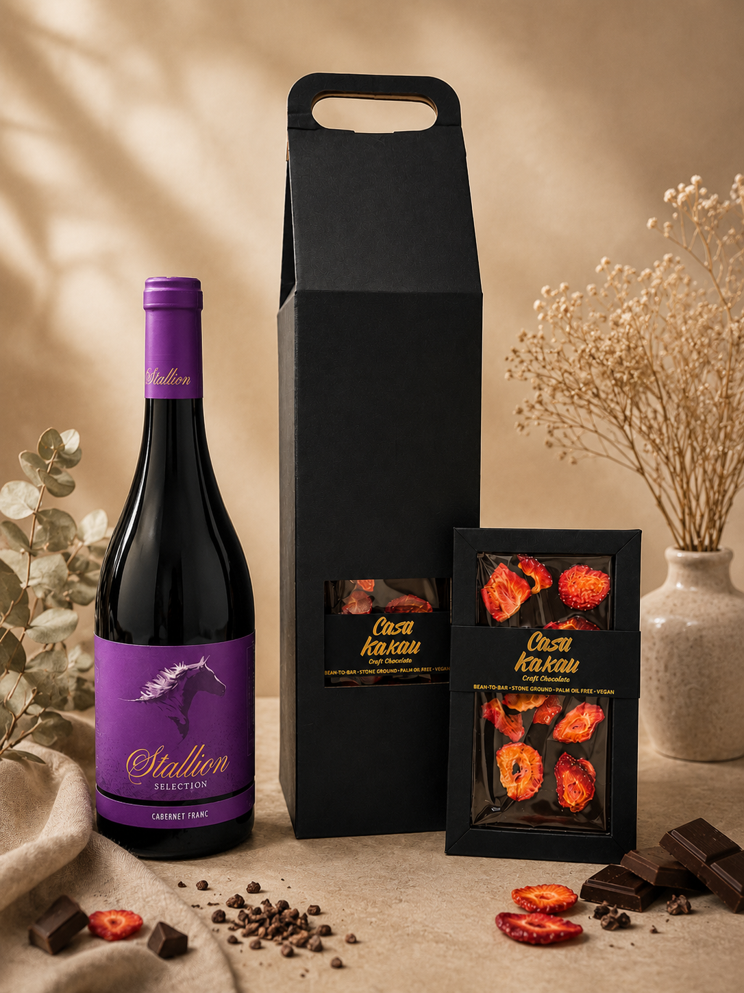 Red wine set  