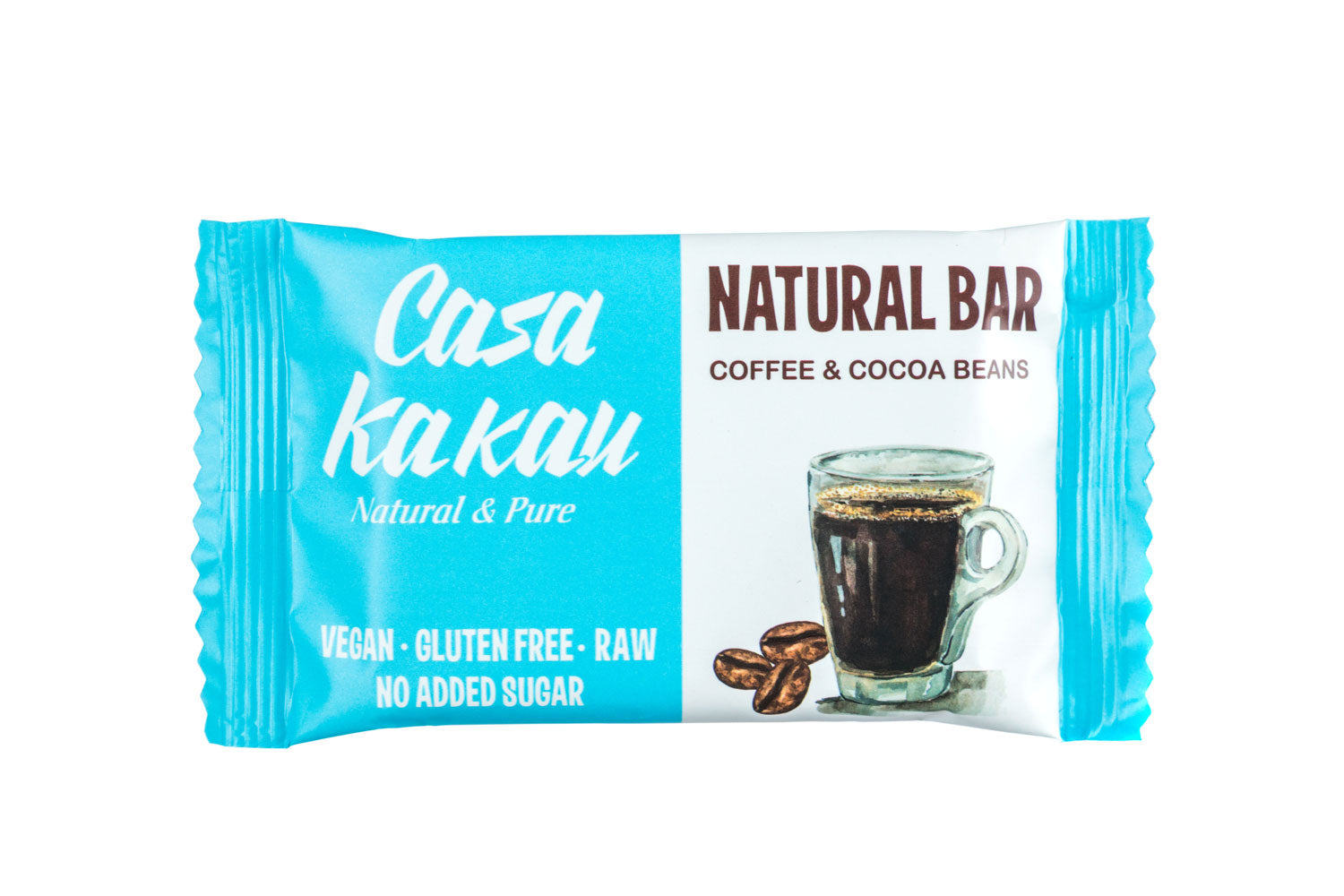 Натурален десерт с кафе и какаови зърна кутия