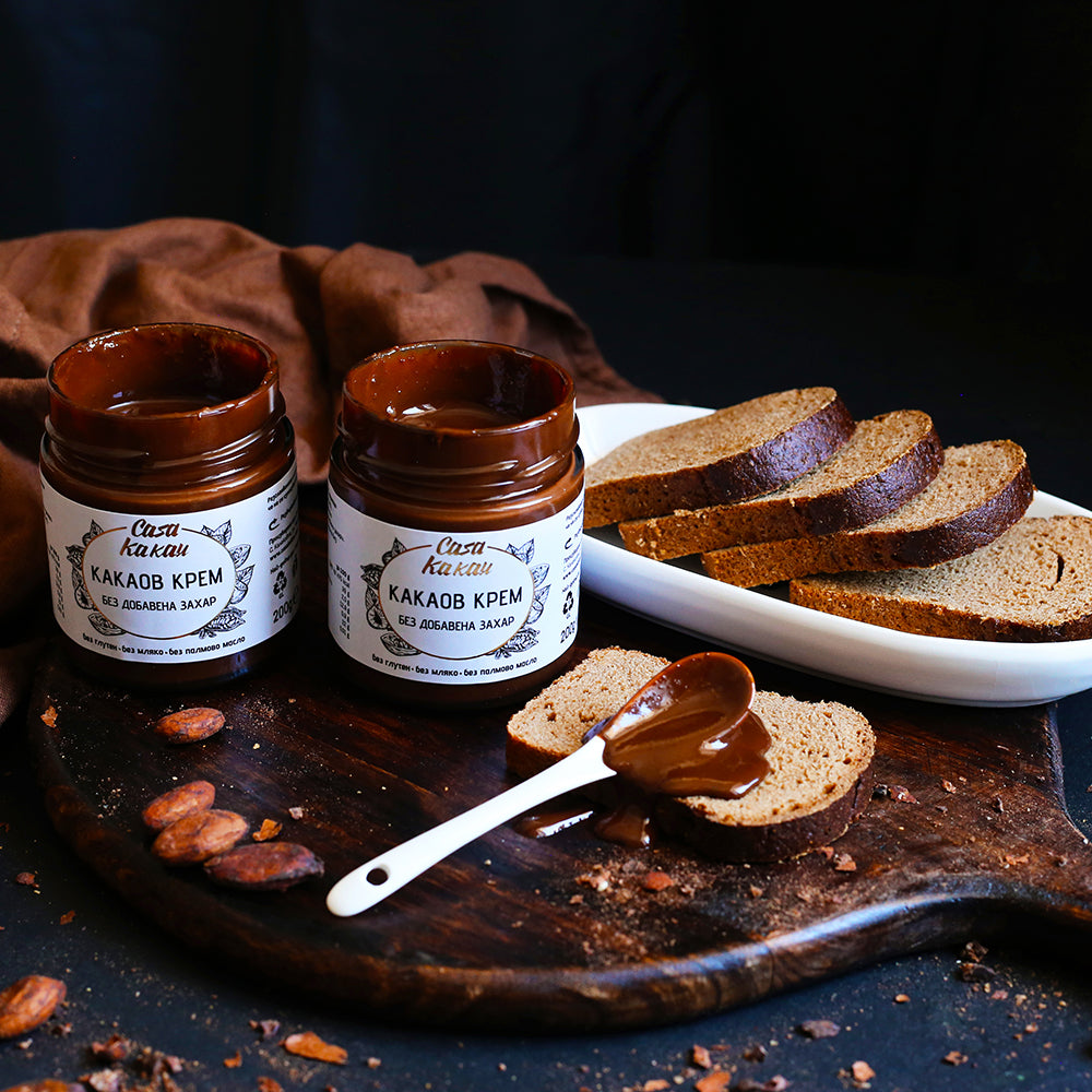 Занаятчийски какаов крем без добавена захар