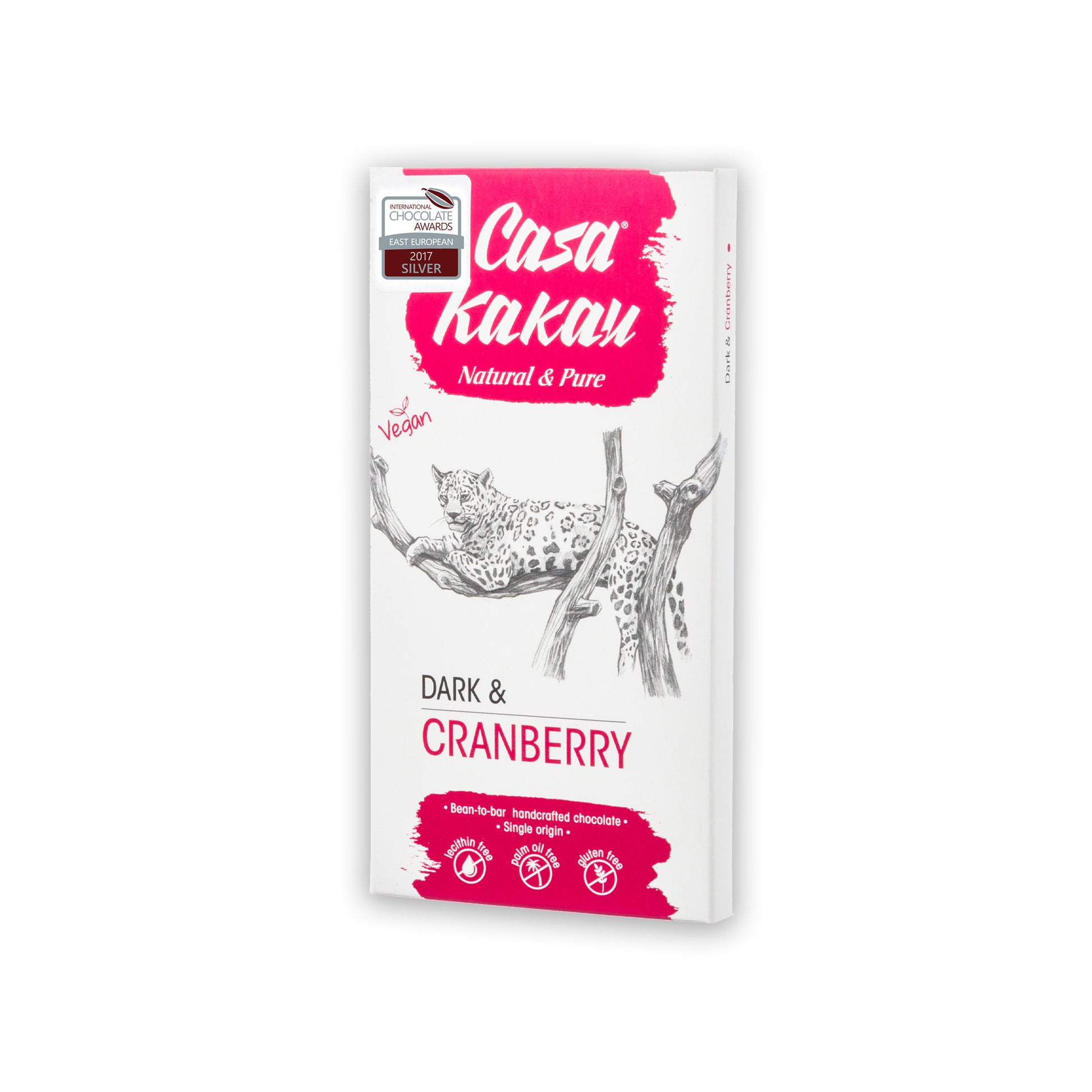 Черен шоколад с червена боровинка