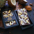 Artisan chocolate with pineapple and coconut