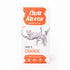 Dark chocolate with orange peel