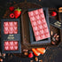 Chocolate with strawberry and raspberry LOVE