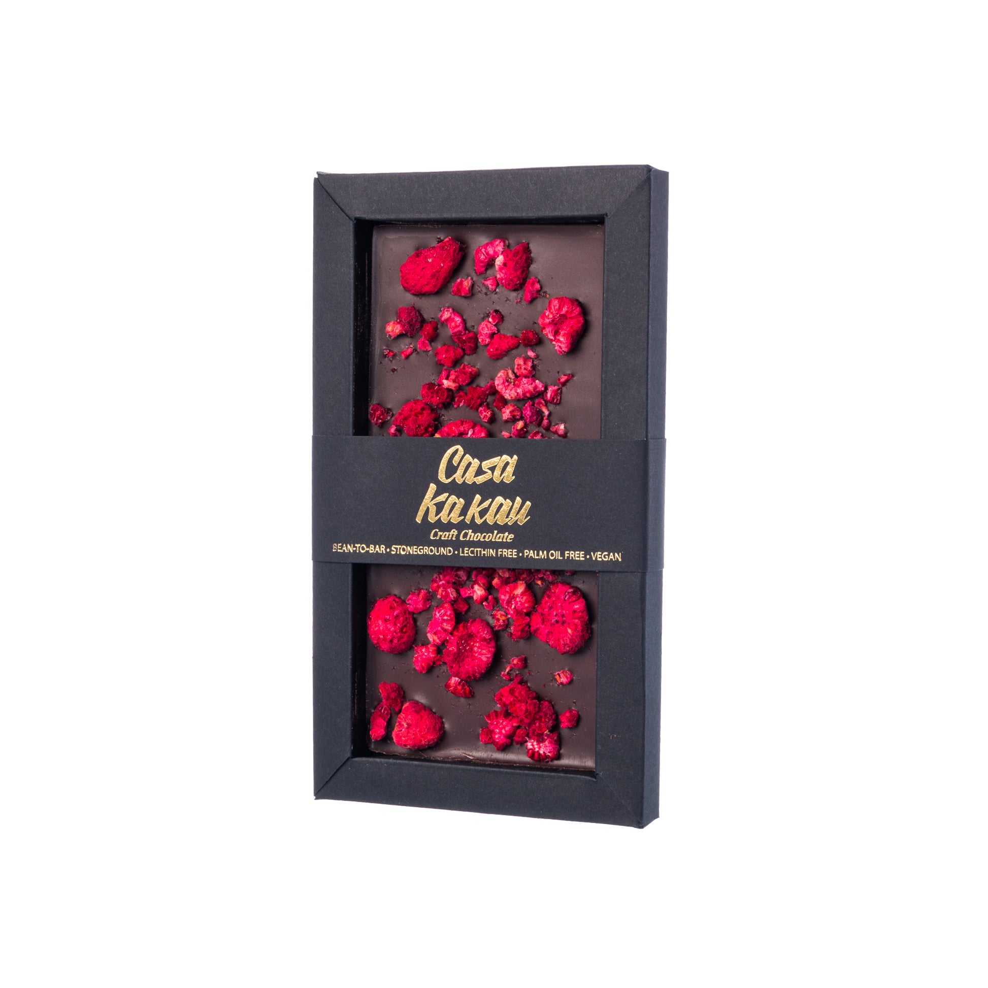 Chocolate with raspberries