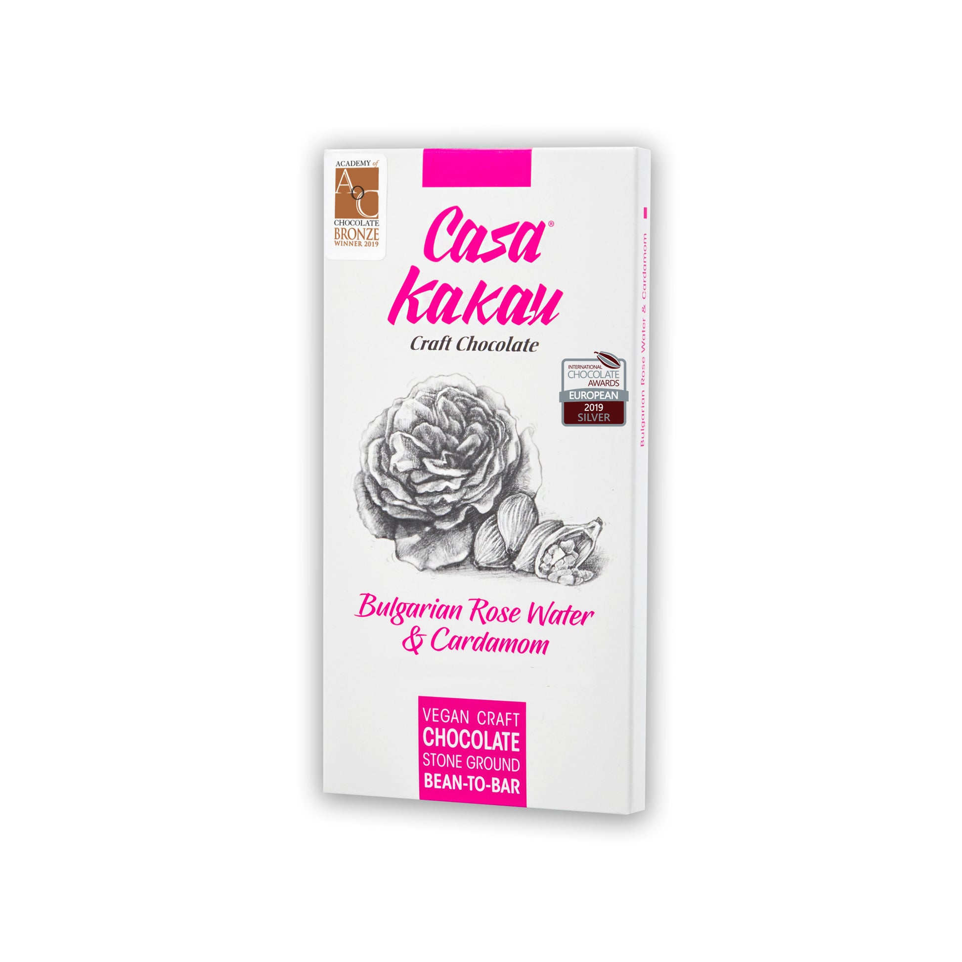 Занаятчийски шоколад с розова вода и кардамон